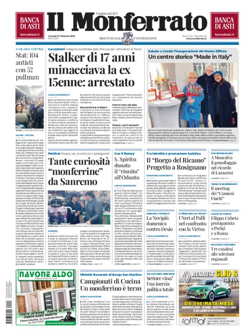 Il Monferrato - Edizione 16 del 27/02/2026